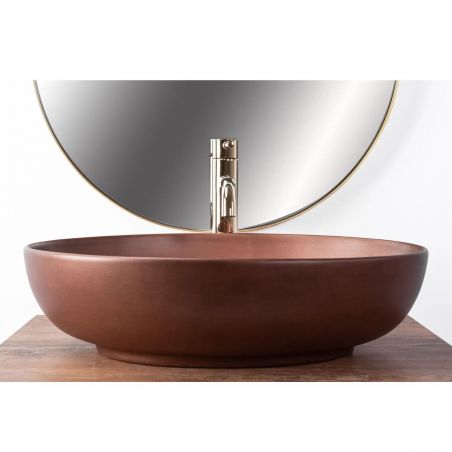 Lavoar REA Villa Cooper, 51.5x39.5 cm, montaj pe blat, ceramica sanitara