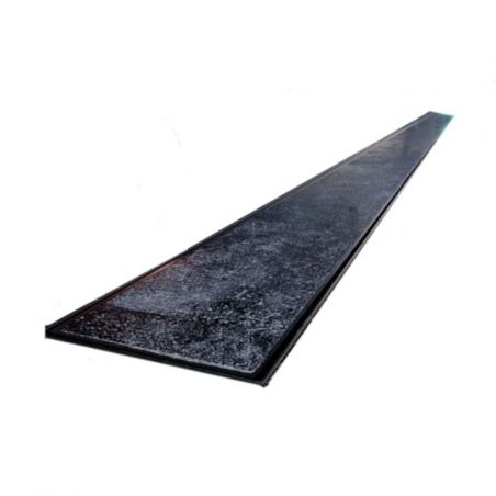 Rigola Dus faiantabila, sifon Viega, model încorporat sub placă, Negru, Slim, dimensiuni 50-120 cm, latime 3,2 cm
