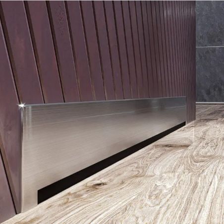 Rigola Dus montaj pe perete, sifon Viega, Crom, dimensiune 60 cm, latime 7.4 cm, otel inoxidabil