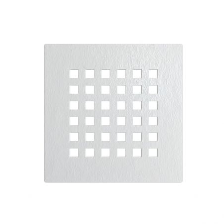 Cadita de dus pentagonala, compozit mineral, dimensiuni 90x90 cm, inaltime 2.5 cm, decupabila, Alb, Aurelio
