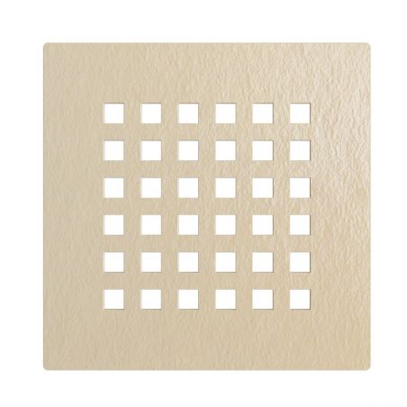 Cadita de dus pentagonala, compozit mineral, dimensiuni 90x90 cm, inaltime 2.5 cm, decupabila, Crem, Aurelio