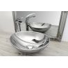 Lavoar REA Sofia S, Argintiu, lucios, 41x34.5 cm, montaj pe blat, ceramica sanitara Lavoar REA Sofia S, Argintiu, lucios, 41x34.5 cm, montaj pe blat, ceramica sanitara