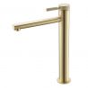 Baterie lavoar Tiona, Auriu Mat, inaltime 30.5 cm, montaj pe blat