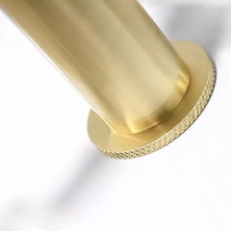 Baterie lavoar Tiona, Auriu Mat, inaltime 30.5 cm, montaj pe blat