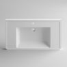 Lavoar Zara, compozit mineral, montaj suspendat sau semi-incastrat, cu gaura de baterie, 90x48 cm