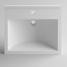 Lavoar Melvin, compozit mineral, montaj semi-incastrat, cu gaura de baterie, 50x43 cm
