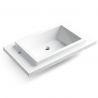 Lavoar Hera, compozit mineral, montaj semi-incastrat, cu gaura de baterie pe partea stanga, 62x42 cm Lavoar Hera, compozit mineral, montaj semi-incastrat, cu gaura de baterie pe partea stanga, 62x42 cm