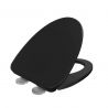 Capac Duroplast inchidere Soft-Close pentru vas wc Santa Negru Capac Duroplast inchidere Soft-Close pentru vas wc Santa Negru