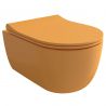Capac WC Michael culoare Mandarin Model slim Inchidere soft close