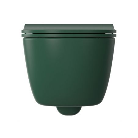 Capac WC Michael culoare Verde Model Slim Inchidere soft close
