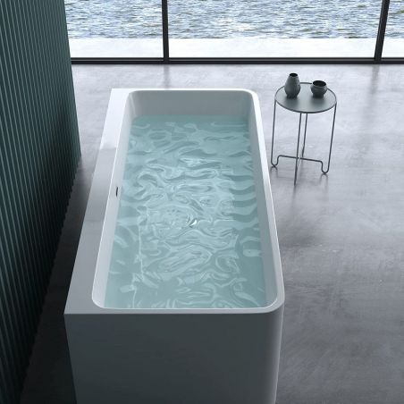Cada de baie EGO 601, freestanding, 180 cm, acril sanitar, alb