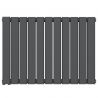 Calorifer, radiator Dublu din otel, Alb sau Antracit, 84, 107, 123 cm, Ego- Alesia, Living sau Camera