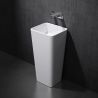 Lavoar stativ EGO 31, Alb, lucios, 40.5x35.5x82 cm, montaj podea, compozit marmura Lavoar stativ EGO 31, Alb, lucios, 40.5x35.5x82 cm, montaj podea, compozit marmura