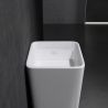 Lavoar stativ EGO 31, Alb, lucios, 40.5x35.5x82 cm, montaj podea, compozit marmura Lavoar stativ EGO 31, Alb, lucios, 40.5x35.5x82 cm, montaj podea, compozit marmura
