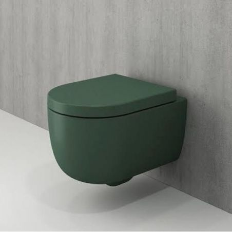 Capac WC Michael culoare Verde Model clasic Inchidere soft close