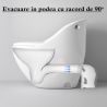 Vas WC Santa Rimless, 69x46 cm, rezervor incorporat, Alb, montaj podea, capac cu soft-close inclus, Royalty Line by Ego Vas WC Santa Rimless, 69x46 cm, rezervor incorporat, Alb, montaj podea, capac cu soft-close inclus, Royalty Line by Ego
