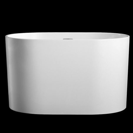 Cada tip japonez, Acril sanitar, Alb Lucios, 130x70 cm, Izolare termica, Freestanding, Tokyo
