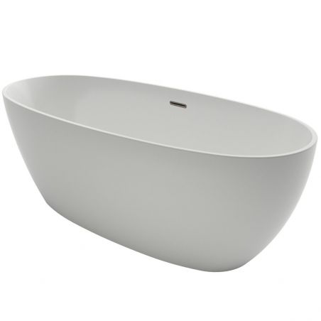 Cada de baie Zinon, Acril sanitar, Alb Lucios, 160 sau 170 cm, izolare termica, freestanding
