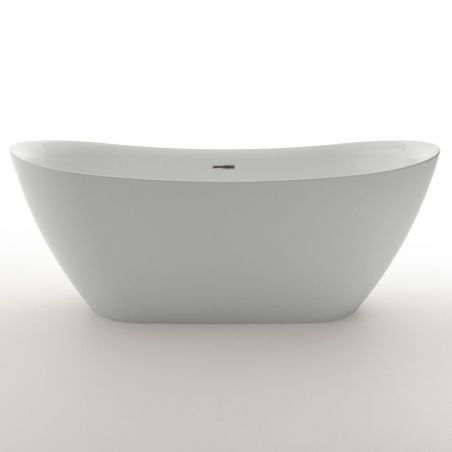 Cada de baie Kevin, Acril sanitar, alb lucios, 150, 160, 170 cm, izolare termica, freestanding