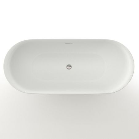 Cada de baie Kevin, Acril sanitar, alb lucios, 150, 160, 170 cm, izolare termica, freestanding