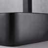 Lavoar Maura, Negru Mat, ceramica sanitara, 61x35 montaj pe blat Lavoar Maura, Negru Mat, ceramica sanitara, 61x35 montaj pe blat