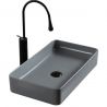Lavoar Maura, Gri Mat, ceramica sanitara, 61x35 montaj pe blat Lavoar Maura, Gri Mat, ceramica sanitara, 61x35 montaj pe blat