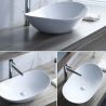 Lavoar Luigi, Alb, ceramica sanitara, 52x32 montaj pe blat Lavoar Luigi, Alb, ceramica sanitara, 52x32 montaj pe blat