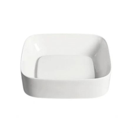 Lavoar Marsala , Alb, capac scurgere inclus, ceramica sanitara, 43x38 cm, montaj pe blat