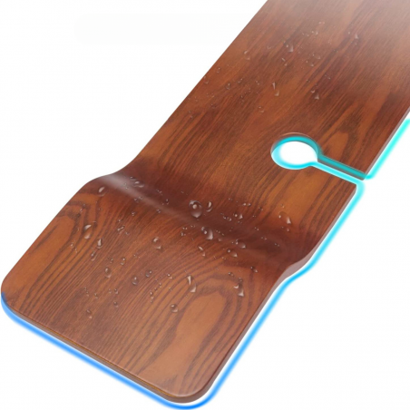 Tava pentru cada Vasco, 100x25x1.5, finisaj Luxury lemn multistrat, lemn stejar, waterproof, Culoare Nuc
