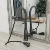 Baterie bucatarie Deco Old Black, finisaj Negru Mat, cu jet normal sau dus extractabil Baterie bucatarie Deco Old Black, finisaj Negru Mat, cu jet normal sau dus extractabil