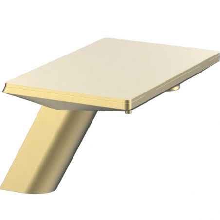 Baterie lavoar, Display Digital afisare Led, apa calda/rece, senzor pentru apa si sapun, rezervor 3 L inclus, Auriu Mat, Anais