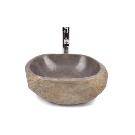 Lavoar piatra Ego RIVER STONE RSB1 Q129 wash basin overtop 