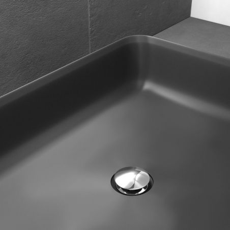 Lavoar EGO-812,compozit marmura, montaj pe blat, 55x40 cm
