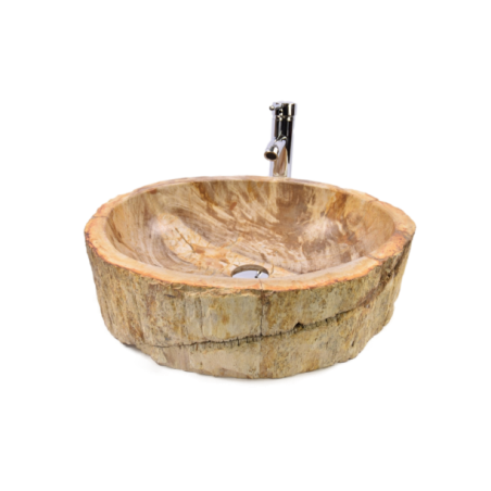 Lavoar piatra Ego Fossil Wood LARGE BT21 wash basin overtop 