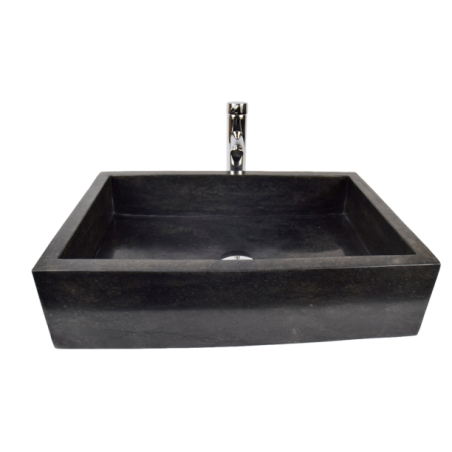 Lavoar piatra Ego  RK-P BLACK A 60x40 cm wash basin overtop 