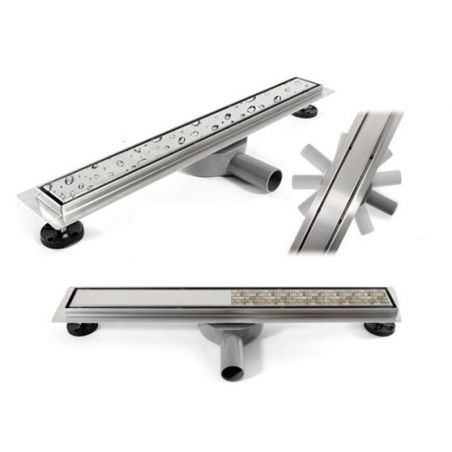 Rigola scurgere dus, EGO-PRO, dimensiuni intre 50-100 cm, 2 fete, inox inoxidabil