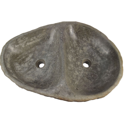 Lavoar piatra Ego RIVER STONE MADURA DOBLE A wash basin overtop 