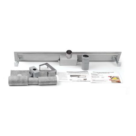 Rigola scurgere dus, EGO-Wave, dimensiuni intre 50-100 cm, completa, inox inoxidabil