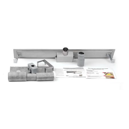 Rigola scurgere dus, EGO-Wave, dimensiuni intre 50-100 cm, completa, inox inoxidabil