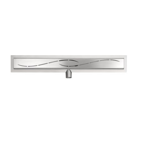 Rigola scurgere dus, EGO-Wave, dimensiuni intre 50-100 cm, completa, inox inoxidabil