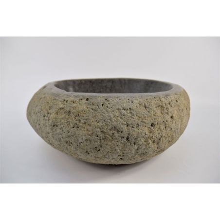 Lavoar piatra Ego RIVER STONE RSB1 Q124 wash basin overtop 