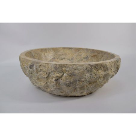 Lavoar piatra Ego EROSI BROWN BT4 wash basin overtop 