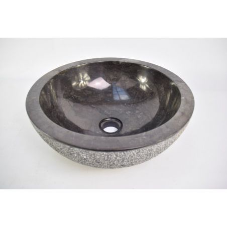 Lavoar piatra Ego KC-D BLACK 40 A wash basin overtop 