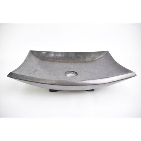 Lavoar piatra Ego  KOTAKA BLACK 50x35x15 D wash basin overtop 