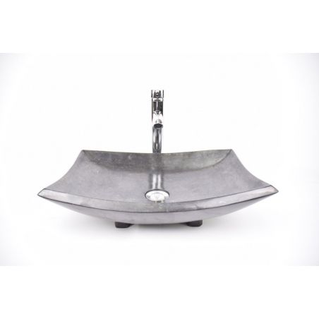 Lavoar piatra Ego  KOTAKA BLACK 50x35x15 A wash basin overtop 