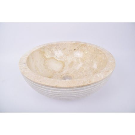 Lavoar piatra Ego KC-A WHITE 40 B wash basin overtop 