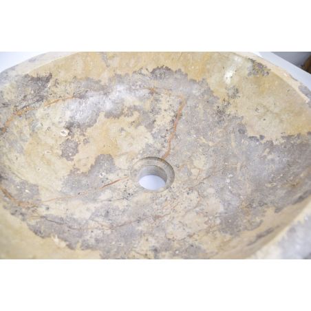Lavoar piatra Ego EROSI BROWN C wash basin overtop 