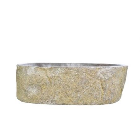 Lavoar piatra Ego RIVER STONE RSB2 Y60 washbasin overtop 