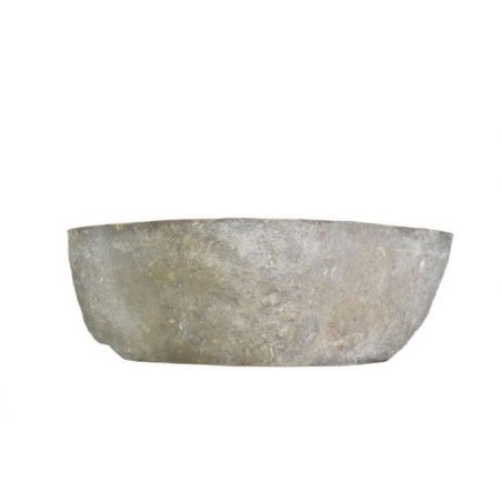 Lavoar piatra Ego RIVER STONE RSB1 Q94 wash basin overtop 