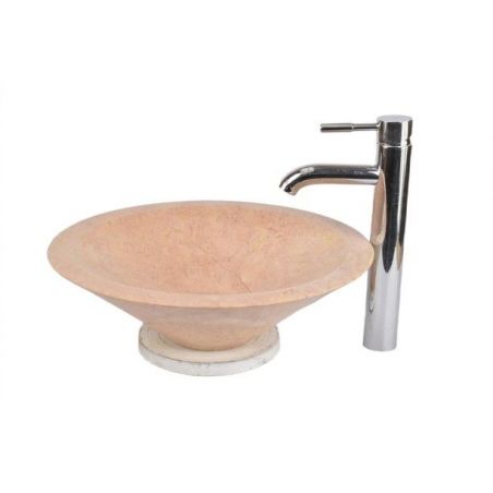 Lavoar piatra Ego KL-P JAVA RED E 40 cm wash basin overtop 